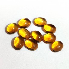 Citrine 8x6mm oval cabochon 1.48 cts
